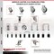 Service Caster 3 Inch 316SS Thermoplastic Rubber 10mm Threaded Stem Caster Lock Brake, 2PK SCC-SS316TSTTL20S314-TPRB-M1015-2-S2 - alternate 5